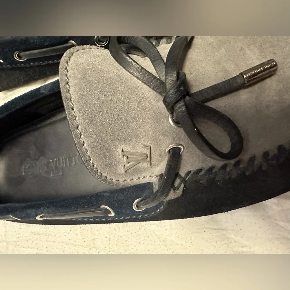 VINTAGE LOUIS VUITTON MEN’S DRIVER/LOAFER/MOCASSIN - USED - Picture 7 of 8